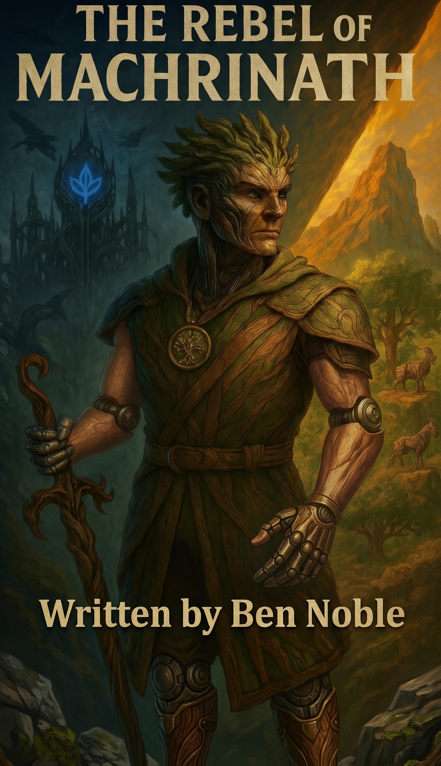 The Rebel of Machrinath book cover, written by Ben Noble.
